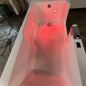 Artweger Twinline 2 instapbad 180 x 80 cm met whirlpool en kleurlicht