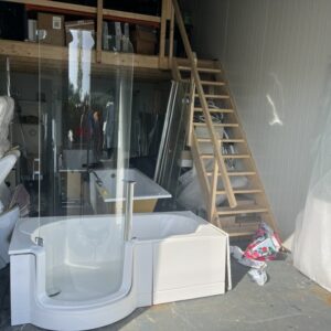 Artweger Twinline 1 instapbad 170 x 75/95 cm, deur links izgst!