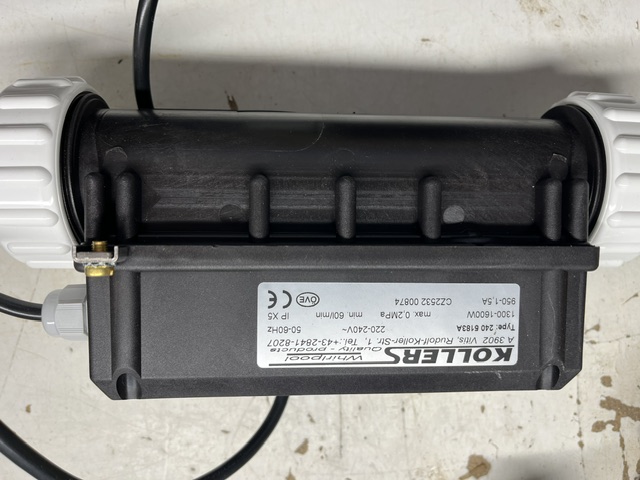 Badverwarming Kollers 1,1 en 1,6 kw nieuw